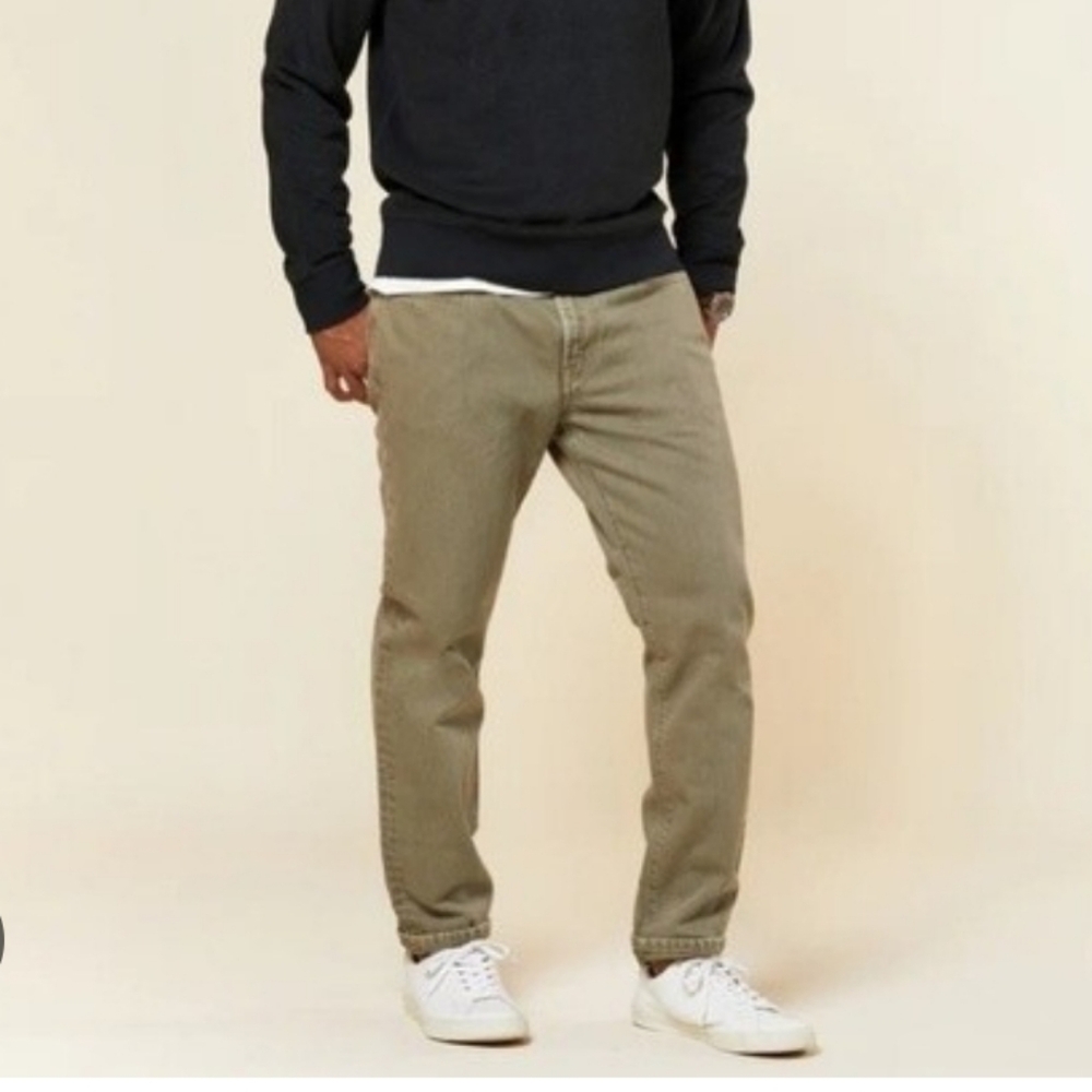 OUTERKNOWN S.E.A. Men's Ambassador Slim Fit Olive Green Jeans- Size 32